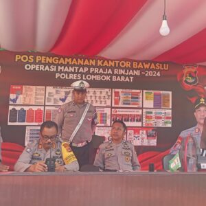 Operasi Mantap Praja 2024: Patroli Polres Lombok Barat Tingkatkan Keamanan Menjelang Pemilu