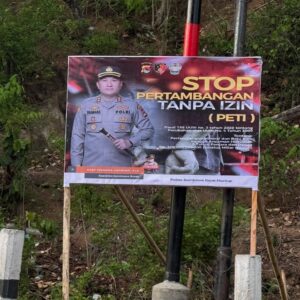 Polres Sumbawa Barat Gencar Sosialisasikan Pertambangan Tanpa Izin (PETI)