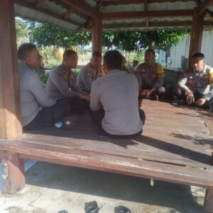 Kapolsek Berikan Arahan Ketahanan Pangan Kepada Anggota Bhabinkamtibmas