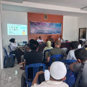 Program 100 Hari Presiden Polres Lombok Utara Lakukan Sosialisasi Kampung Bebas Narkoba