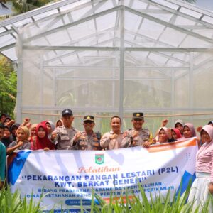 Polres Lombok Utara bersama Dinas Pertanian Gelar pelatihan Pengolahan Pupuk Organik