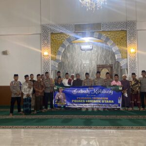 Polres Lombok Utara Tingkatkan Keamanan dengan Subuh Keliling dan Jumat Curhat di Karang Baru