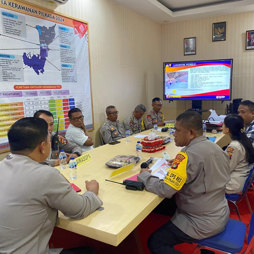 Supervisi Polda NTB untuk Kesiapan Polres Lombok Barat Menghadapi Pilkada 2024