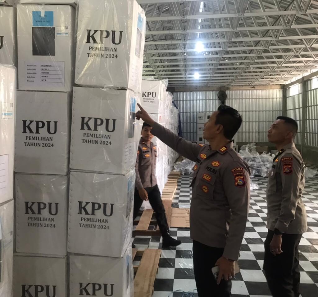 Tim Supervisi OMP Rinjani 2024 Polda NTB Atensi Pendistribusian Logistik di Bima