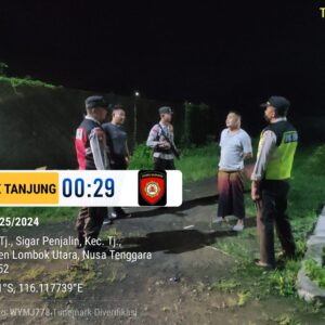 Polsek Tanjung Tingkatkan Keamanan dengan Patroli Malam