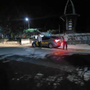 Masifkan Patroli Malam, Polsek Gangga amankan Pelaku balap liar.