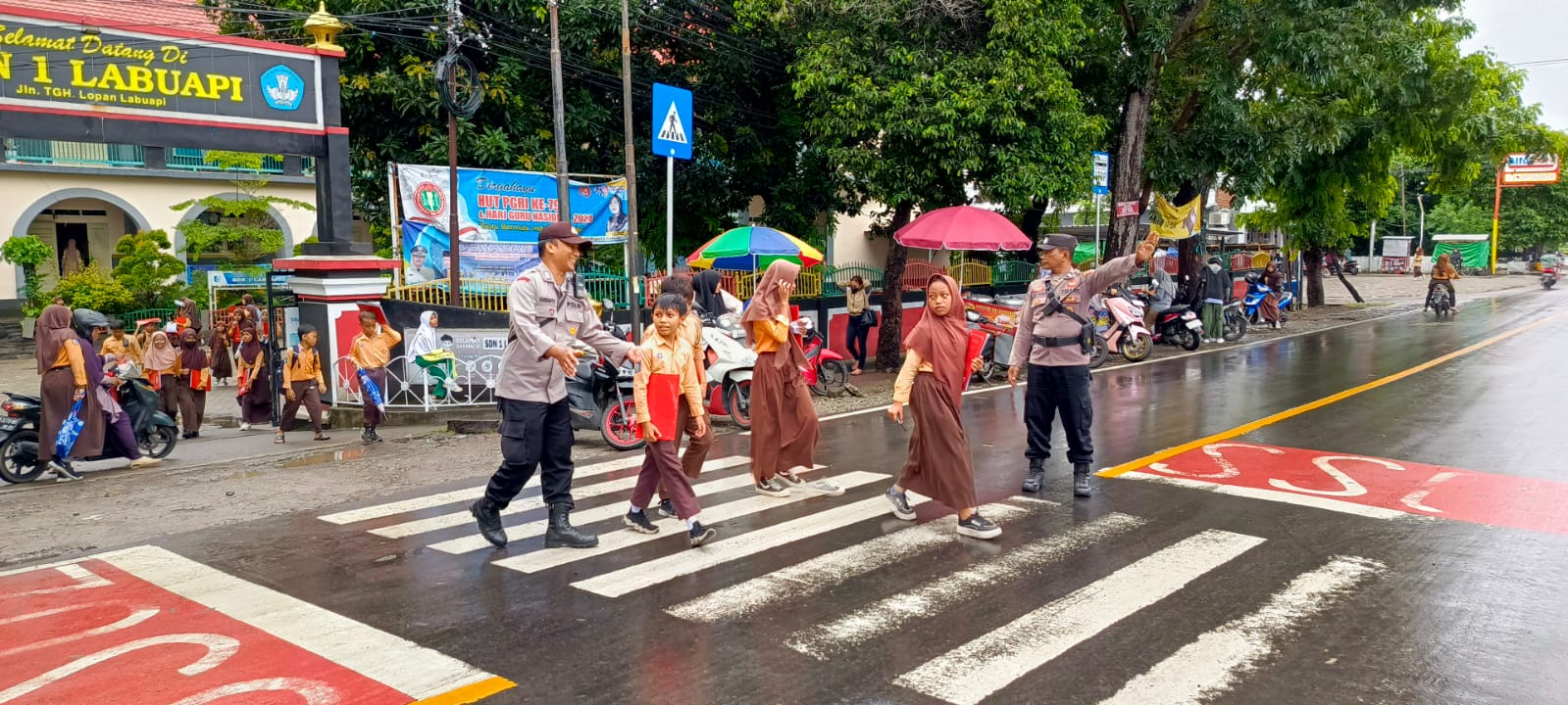 Labuapi Aman Patroli Intensif Polisi Cegah 3C dan Jamin Kamtibmas