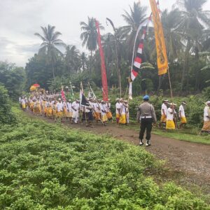Polres Lombok Utara Amankan Kegiatan Keagamaan di Tanjung.