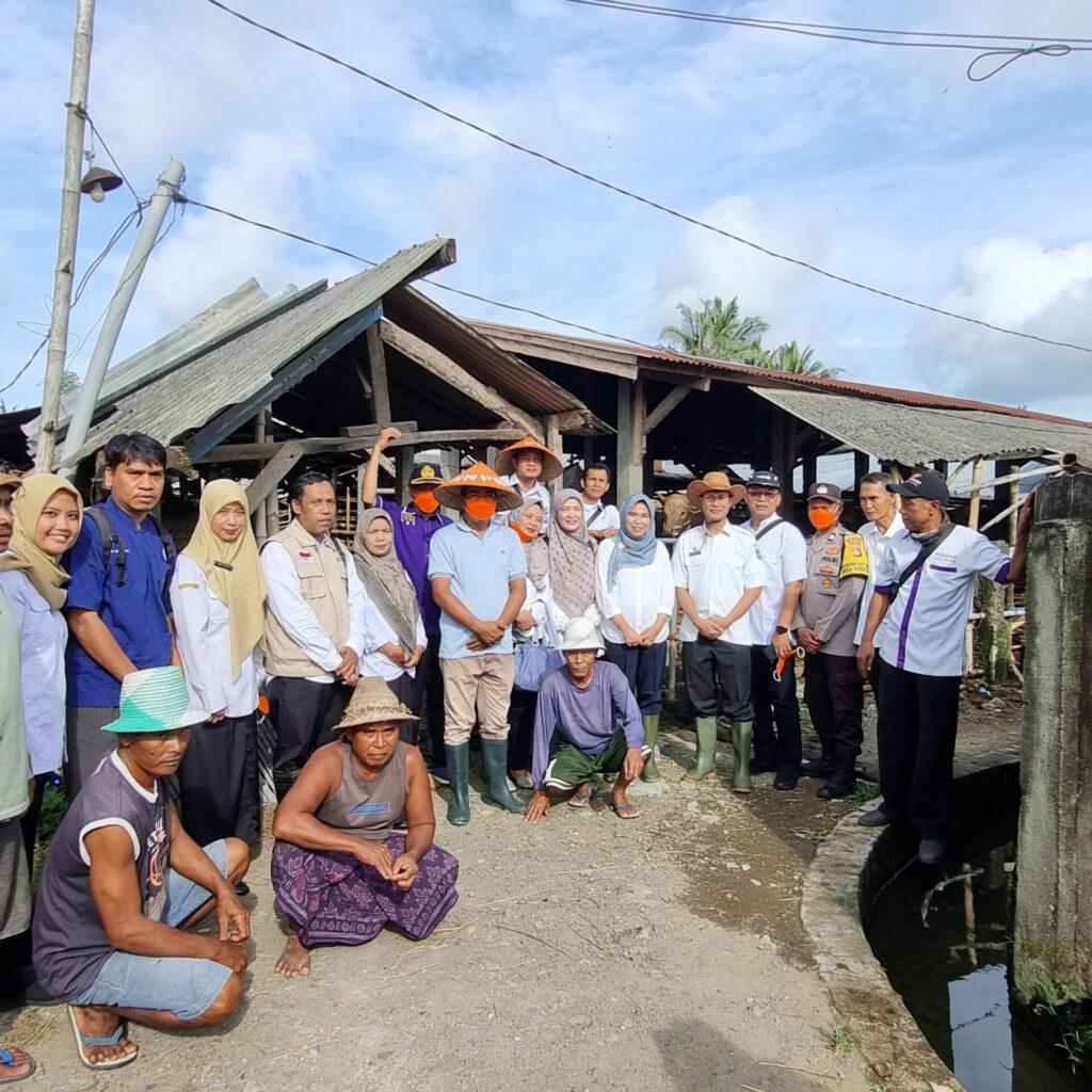 Gerak Cepat! Polisi dan Dinas Peternakan Gempur PMK di Lombok Barat