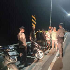 Upaya Pencegahan Begal, Balap Liar dan Sebagai Bentuk Cooling System, Polsek Gangga Masifkan Patroli Malam