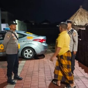 Pasca Pilkada, Polsek Labuapi Gencarkan Patroli Malam, Cegah 3C dan Bencana