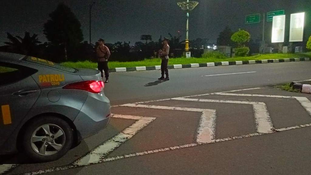 Polsek Labuapi Gencarkan Patroli Blue Light di Bay Pass BIL II