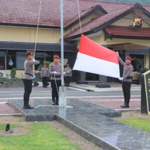 Polres Sumbawa Barat Gelar Upacara Hari Kesadaran Nasional