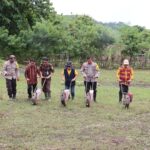 Polres Dompu Dukung Ketahanan Pangan Nasional dengan Penanaman Jagung Serentak 1 Juta Hektar