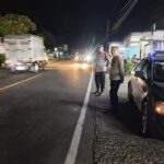 Patroli Pemukiman Polres Lombok Tengah Cegah Aksi Kriminalitas pada Malam Hari Saat Ramadan.