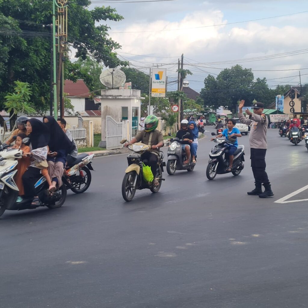 Jaga Keamanan Ramadhan, Polsek Kediri Intensifkan Patroli Ngabuburit