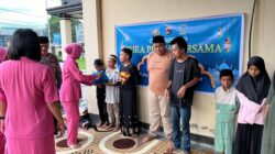 Polsek Kediri Berbagi Santunan Anak Yatim di Bulan Ramadhan