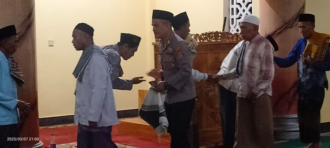 Tarawih Keliling Kapolsek Kediri, Pesan Kamtibmas & Antisipasi Balap Liar