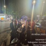 Antisipasi Gangguan Kamtibmas, Sat Samapta Polres Sumbawa Barat Laksanakan Patroli Sahur