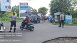 Polsek Sumbawa Laksanakan Pengamanan Ngabuburit Masyarakat Jelang Berbuka Puasa