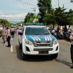 Sat Lantas Polres Bima Kota Laksanakan Pengawalan dan Pengamanan Aksi Massa CPPPK