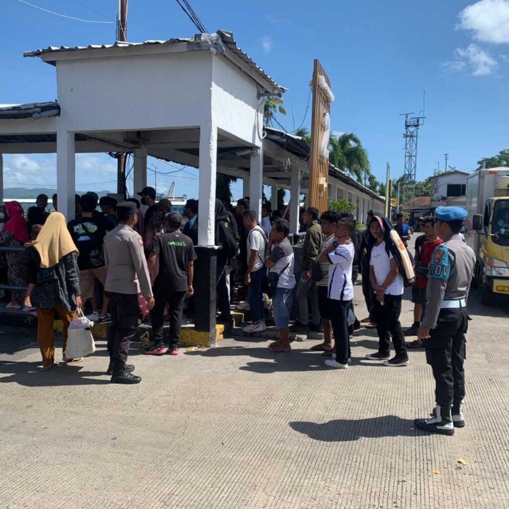 Sinergi Pengamanan Pelabuhan Lembar Hadapi Lonjakan Penumpang