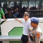 Sinergi Keamanan Laut di Lombok Barat, Fast Ferry Eka Jaya Berangkat Lancar