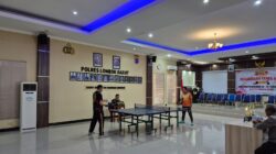 Semarak Final Tenis Meja Polres Lombok Barat HUT Bhayangkara ke-79