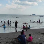 Patroli Polairud di Pantai Cemara, Pastikan Liburan Wisatawan Tetap Aman