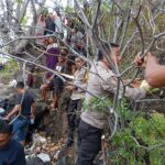 Tim Gabungan Polres Bima Kota Evakuasi Mayat Bayi di Toro Londe