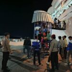 Polsek Kawasan Pelabuhan Laut Bima Laksanakan Pengamanan Kedatangan dan Keberangkatan KM. Tilongkabila di Pelabuhan Bima