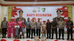 Semarak Hari Bhayangkara ke-79, Polda Sulut Gelar Bakti Kesehatan di Desa Pakuweru Minsel