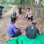 Bhabinkamtibmas Desa Cempi Jaya ajak warga jaga kondusifitas dan dukung ketahanan pangan