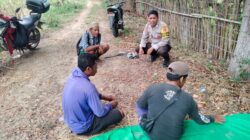 Bhabinkamtibmas Desa Cempi Jaya ajak warga jaga kondusifitas dan dukung ketahanan pangan