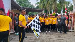 Sambut dan Semarakan HUT Ke-79 Bhayangkara, Polres Bima Menggelar Olah Raga Bersama Hingga Bazar UMKM
