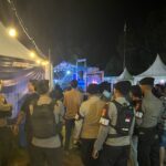 Unit Turjawali Sat Samapta Polres Bima Kota Laksanakan Patroli Blue Light di Lokasi STIE XPO, Antisipasi Tindak Pidana