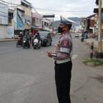Sat Lantas Polres Bima Kota Gelar Kegiatan Rawan Pagi/Strong Point, Antisipasi Kemacetan dan Laka Lantas