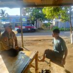 Sat Binmas Polres Lombok Utara Sambangi Tokoh Masyarakat di Senaru, Ajak Warga Jaga Kamtibmas