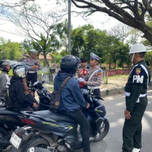 Razia Patuh Rinjani 2025 di Lombok Barat: Penindakan Humanis, Hasil Maksimal