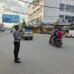 Sat Lantas Polres Bima Kota Laksanakan Rawan Pagi, Wujudkan Rasa Aman Bagi Pengguna Jalan