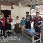 Patroli KRYD Polres Sumbawa Sambangi Warga Melalui Program ‘Satu Hari Satu Bansos’