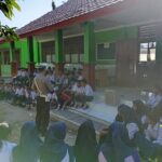 Sat Lantas Polres Lombok Utara Sosialisasikan Tertib Berlalu Lintas di SMPN 3 Gangga
