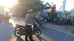 Polsek Tanjung Laksanakan Giat Rawan Pagi dan Berikan Imbauan Cuaca Extreem