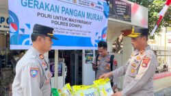 Kapolres Dompu langsung  Kawal Gerakan Pangan Murah untuk Stabilisasi Harga di Wilayah Hukum Polres Dompu