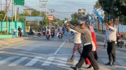 Sat Lantas Polres Bima Kota Laksanakan Rawan Pagi, Hadirkan Rasa Aman Bagi Pengguna Jalan