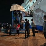 Polsek Kawasan Pelabuhan Laut Bima Laksanakan Pengamanan Kapal KM. Tilongkabila di Pelabuhan Bima