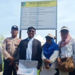 Bhabinkamtibmas dan Dinas Pertanian Bersinergi Bangun Irigasi untuk Petani