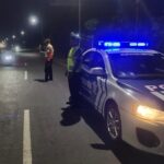 Patroli Malam Polres Lobar Sisir Bypas, Waspadai Pohon Tumbang Akibat Cuaca Ekstrem